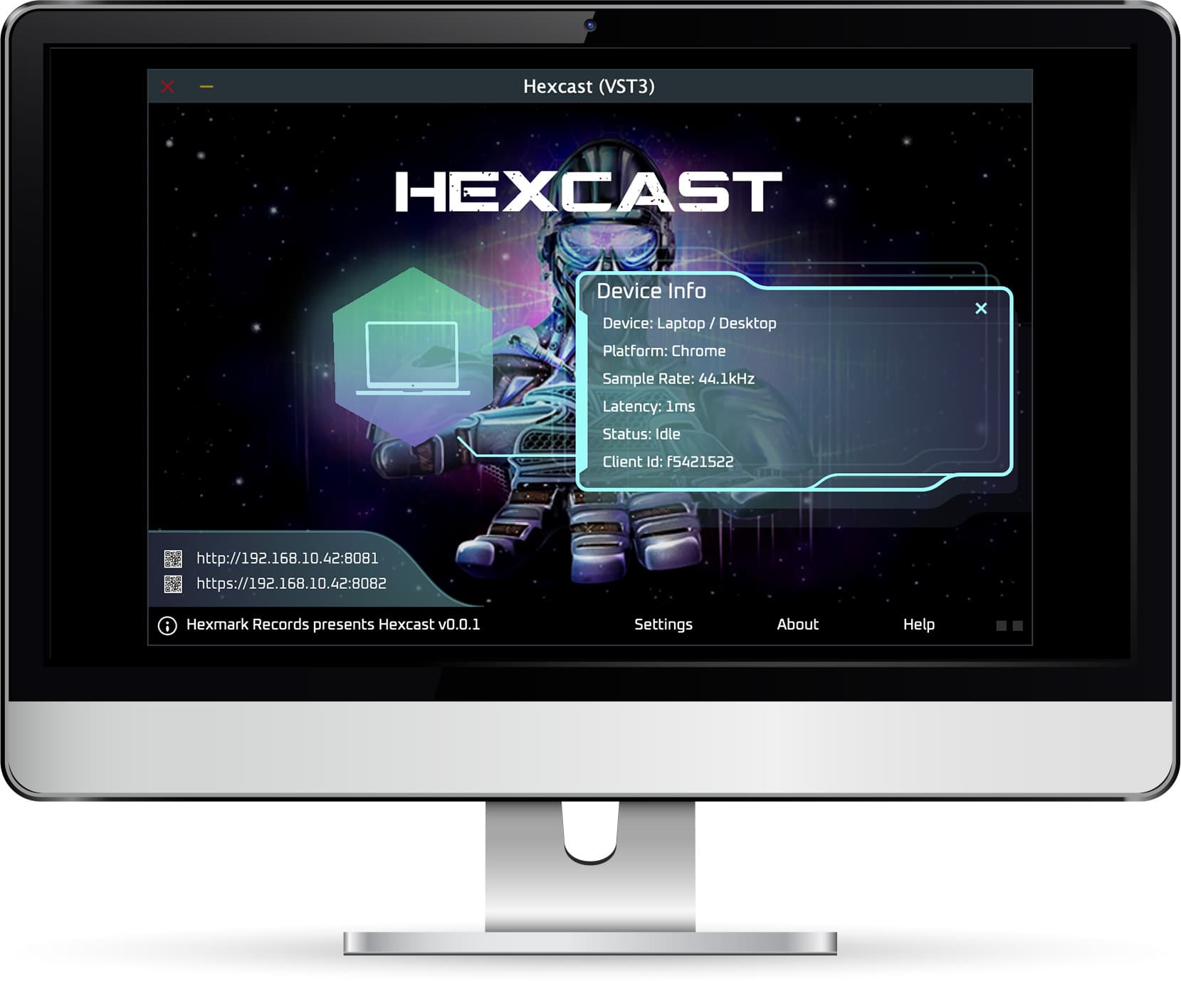 Devices showcasing Hexcast